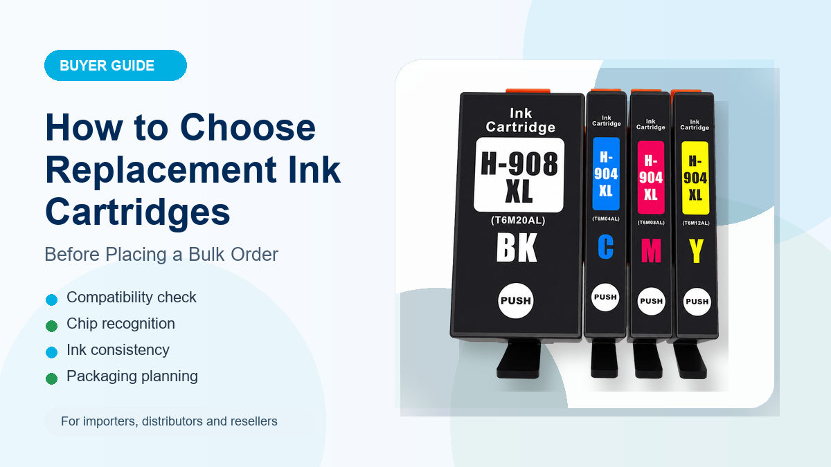 How to Choose Replacement Ink Cartridges Before Placing a Bulk Order