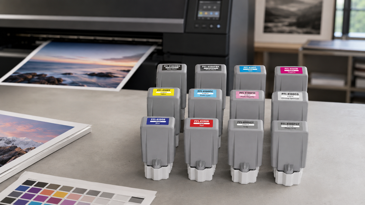 Canon PFI-4100 Ink Cartridge Compatibility and Ordering Guide