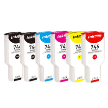 Yescolor Premium Compatible HP 746 C M Y PBK MBK CR Ink Cartridge for HP Designjet Z6/Z9+