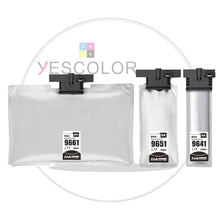 Yescolor Premium Compatible T9641  T9651 T9661 Ink Bag Cartridge for Epson WorkForce Pro WF-M5299DW/WF-M5799DWF  C13T964140 C13T965140  C13T966140