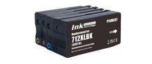 Yescolor Premium Compatible HP 712 C M Y BK Ink Cartridge for HP DesignJet T650/T630/T250/T230/T210/Studio Steel/Studio Wood