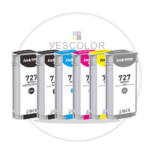 Yescolor Premium Compatible HP 727 C M Y MBK PBK GY 130ML 300ML Ink Cartridge for DesignJet T920/T930/T1500/T1530/T2500/T2530