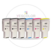 Yescolor Premium Compatible HP 727 C M Y MBK PBK GY 130ML 300ML Ink Cartridge for DesignJet T920/T930/T1500/T1530/T2500/T2530