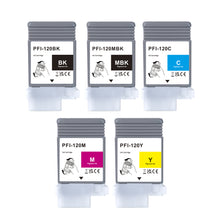 Yescolor Premium Compatible Canon PFI-120 C M Y BK MBK 130ML Ink Cartridge for CANON imagePROGRAF iPF TM-200/iPF TM-205/iPF TM-300/iPF TM-305 printers