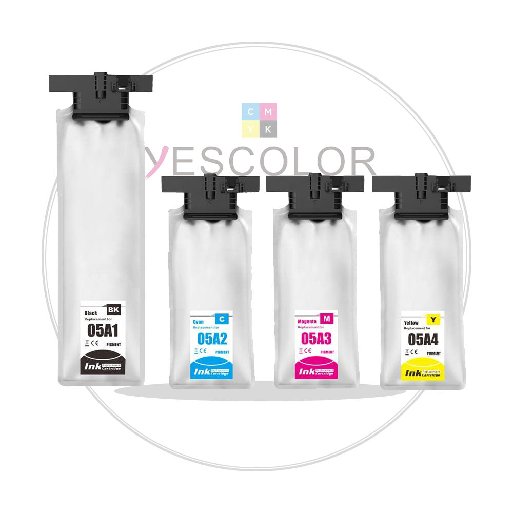 Premium Compatible T05A T05A1 T05A2 T05A3 T05A4 Ink Bag for Epson WorkForce Pro WF-C878R/WF-C878RTC/WF-C879R/WF-C879RTC Series