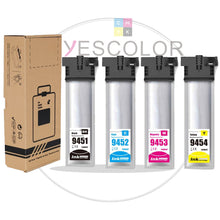 Yescolor Premium Compatible T945 T9451 T9452 T9453 T9454 T9461 Ink Bag Cartridge for Epson WorkForce Pro WF-C5210DW/WF-C5290DW
